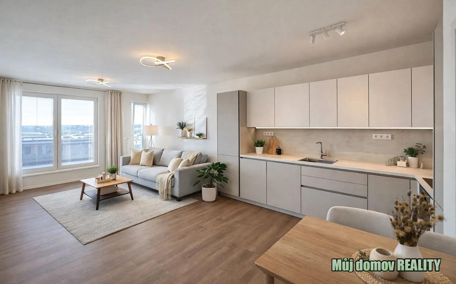 Pronájem bytu 3+kk, 92 m² + lodžie, garáž, sklep, Raichlova, Praha 5 Stodůlky – foto 2