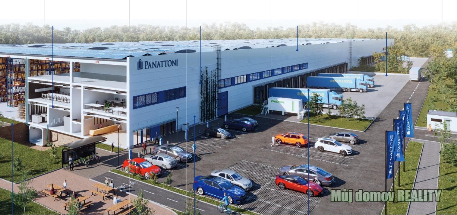 Pronájem moderní skladové / logistické haly až 5 000 m ² Pavlov-Hostouň u Prahy